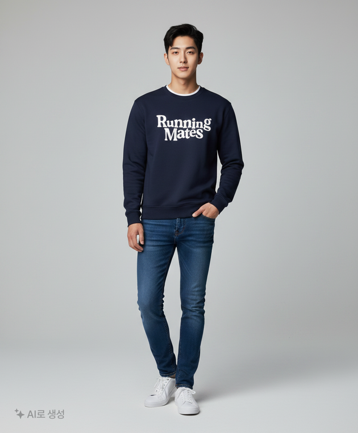 뉴발란스(NEW BALANCE) 맨투맨/스웨트셔츠 S