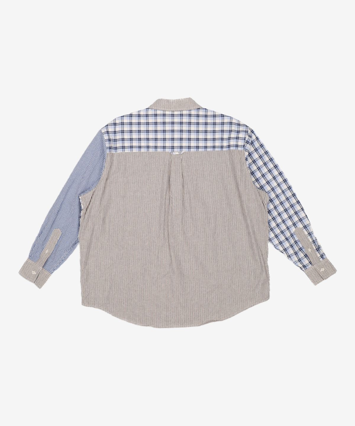 예일(YALE) OVER FIT CRAZY PATTERN SHIRT BLUE L