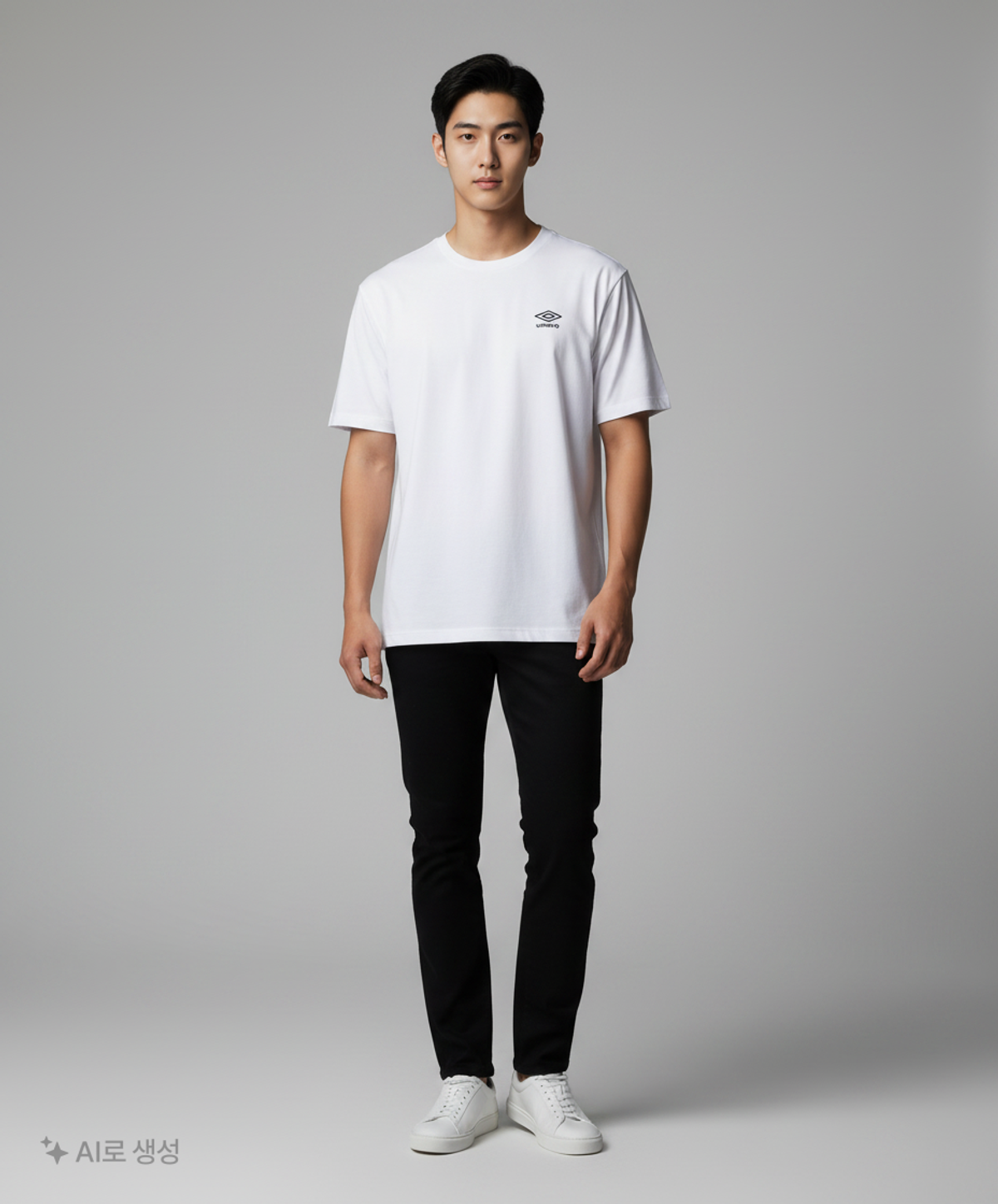 엄브로(UMBRO) 그래픽 워터 반팔 티셔츠 화이트(UP321CRS73) 105