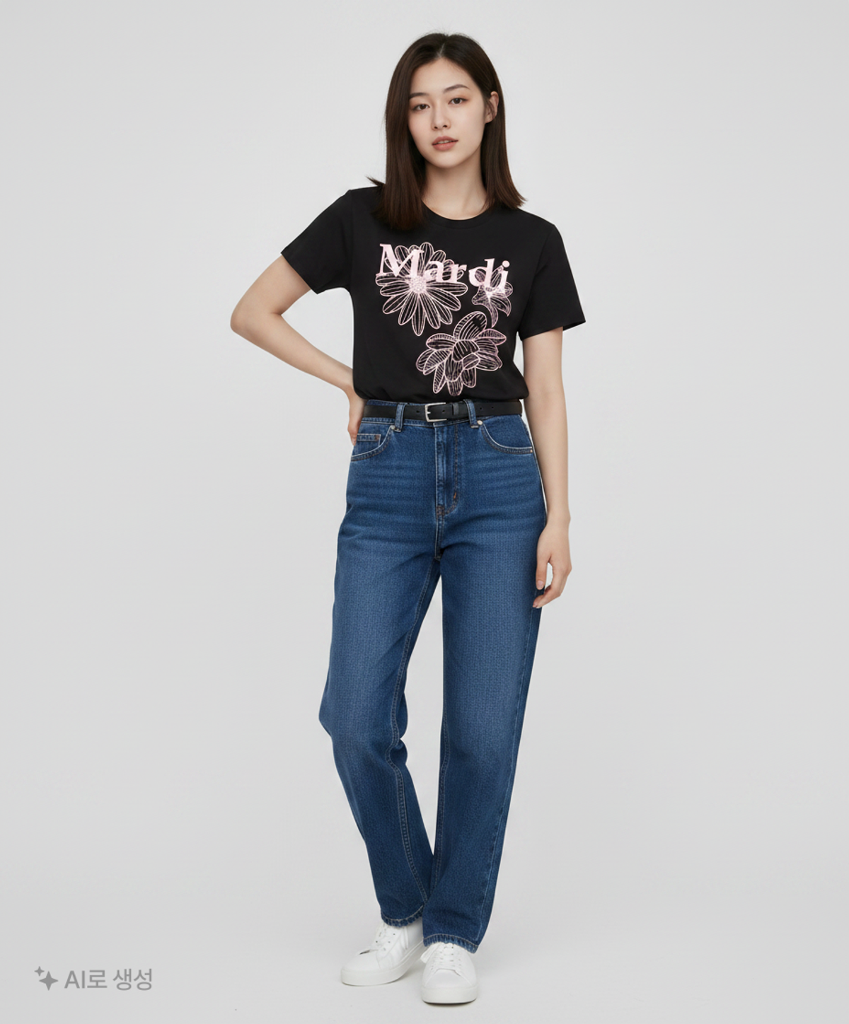 마르디 메크르디(MARDI MERCREDI) 반소매 티셔츠 ONE SIZE
