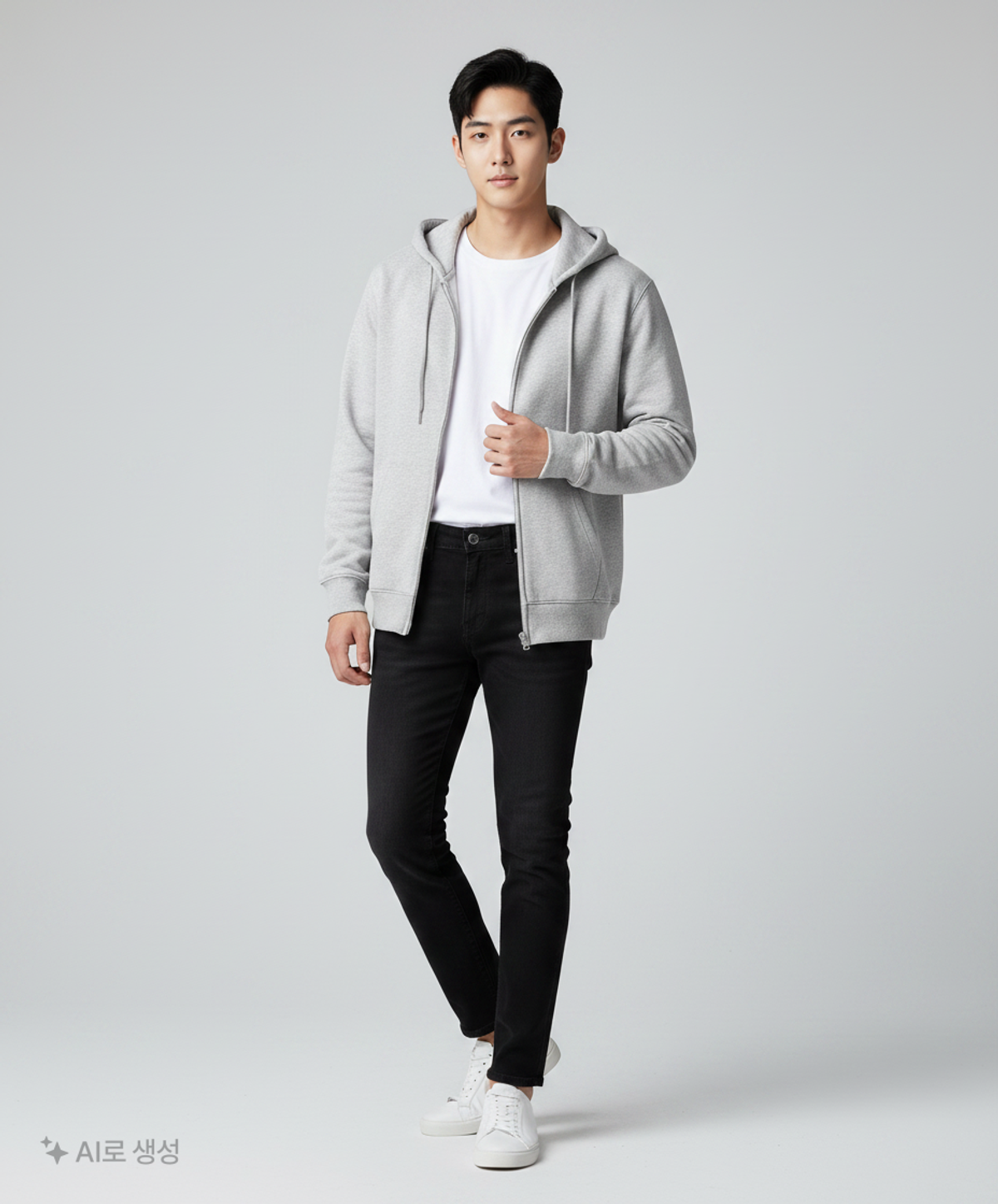 무신사 스탠다드(MUSINSA STANDARD) 후드 집업 L