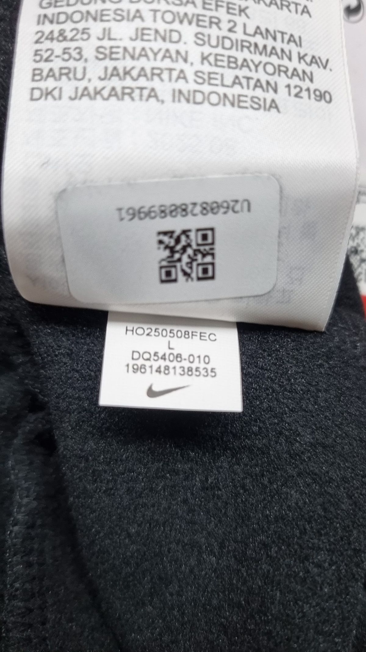나이키(NIKE) 써마 핏 테이퍼드 트레이닝 팬츠 M - 블랙:화이트 / DQ5406-010 L