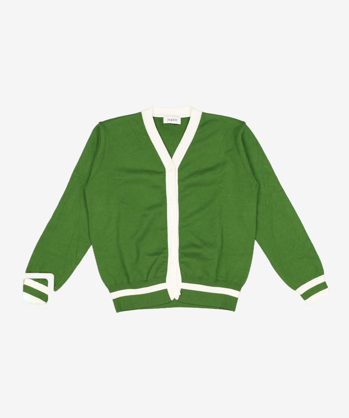 엽페(YUPPE) color cardigan_green FREE