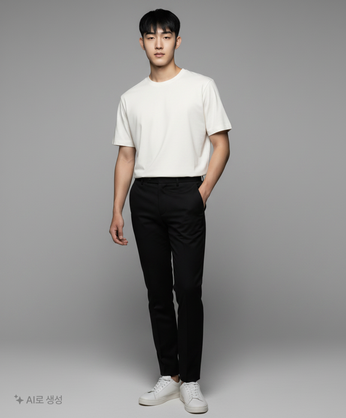 유스(YOUTH) Printing Panel T-Shirt - White 2XL