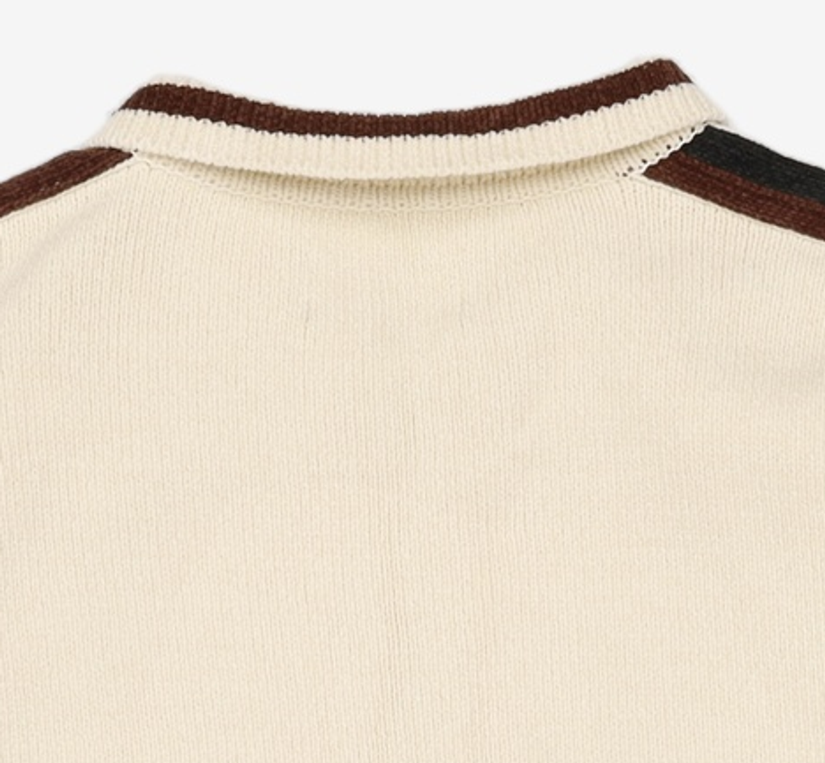 디스이즈네버댓(THISISNEVERTHAT) Striped Zip Cardigan Ivory S