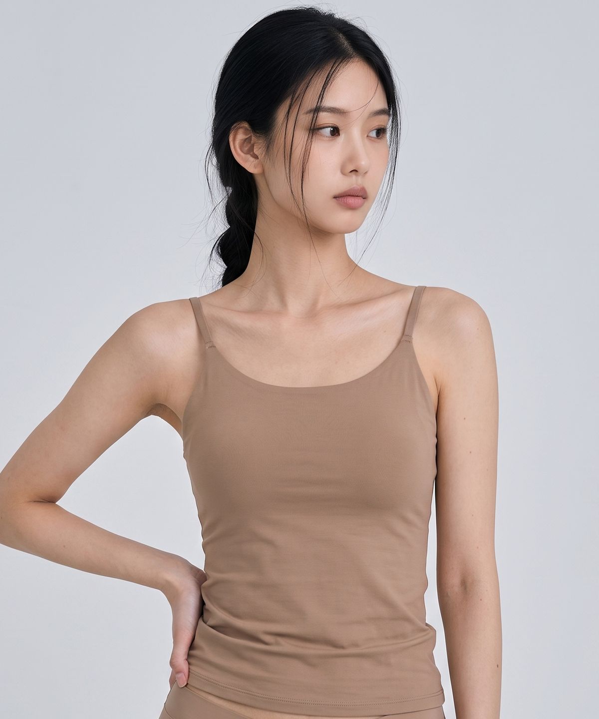 라크네(LAKNE) 올인원 슬림핏 캡나시 3colors