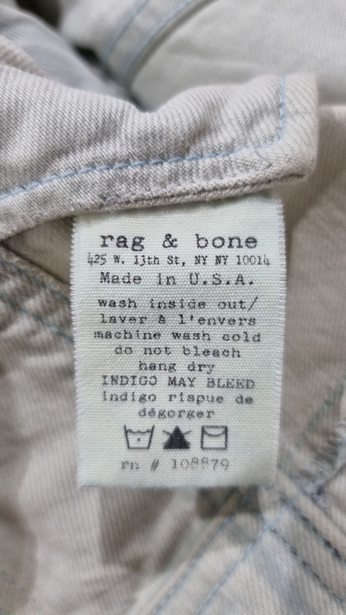 랙앤본(RAG & BONE) 데님/트러커 재킷 M