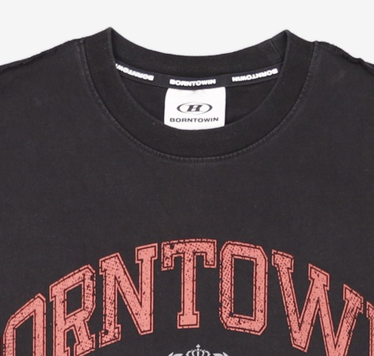 본투윈(BORN TO WIN) CRACK BORNTOWIN EMBLEM T-SHIRTS [BLACK] 1