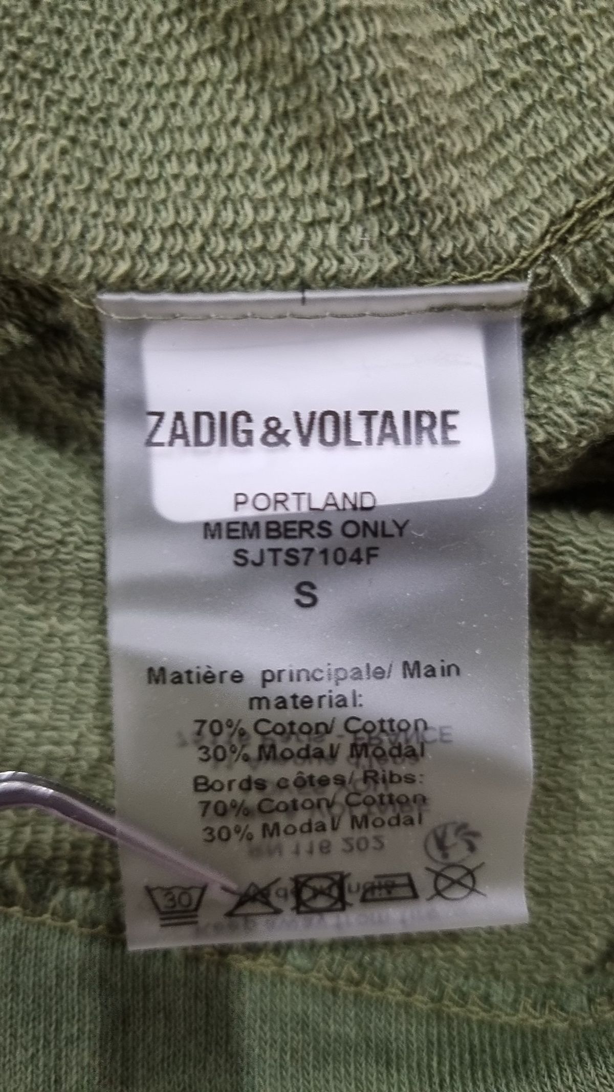 쟈딕 앤 볼테르(ZADIG & VOLTAIRE) 반소매 티셔츠 S