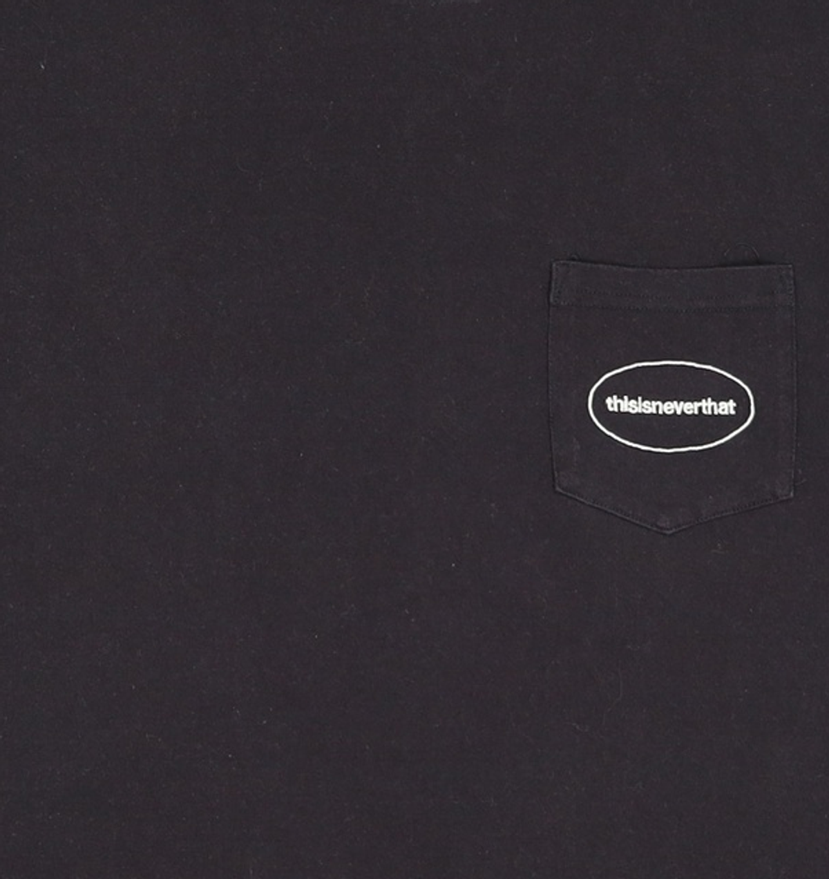 디스이즈네버댓(THISISNEVERTHAT) E/T-Logo Pocket Tee Black M