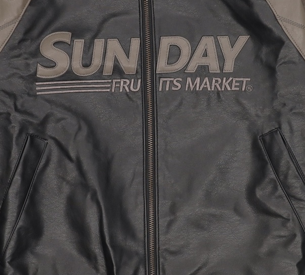 선데이후르츠마켓(SUNDAY FRUIT MARKET) 레더/라이더스 재킷 S