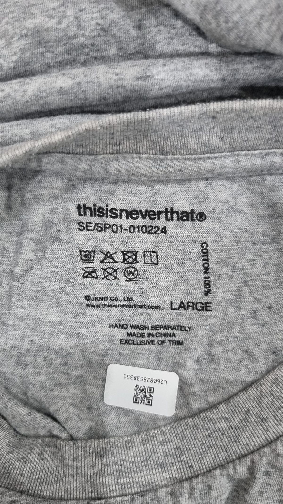 디스이즈네버댓(THISISNEVERTHAT) 반소매 티셔츠 L
