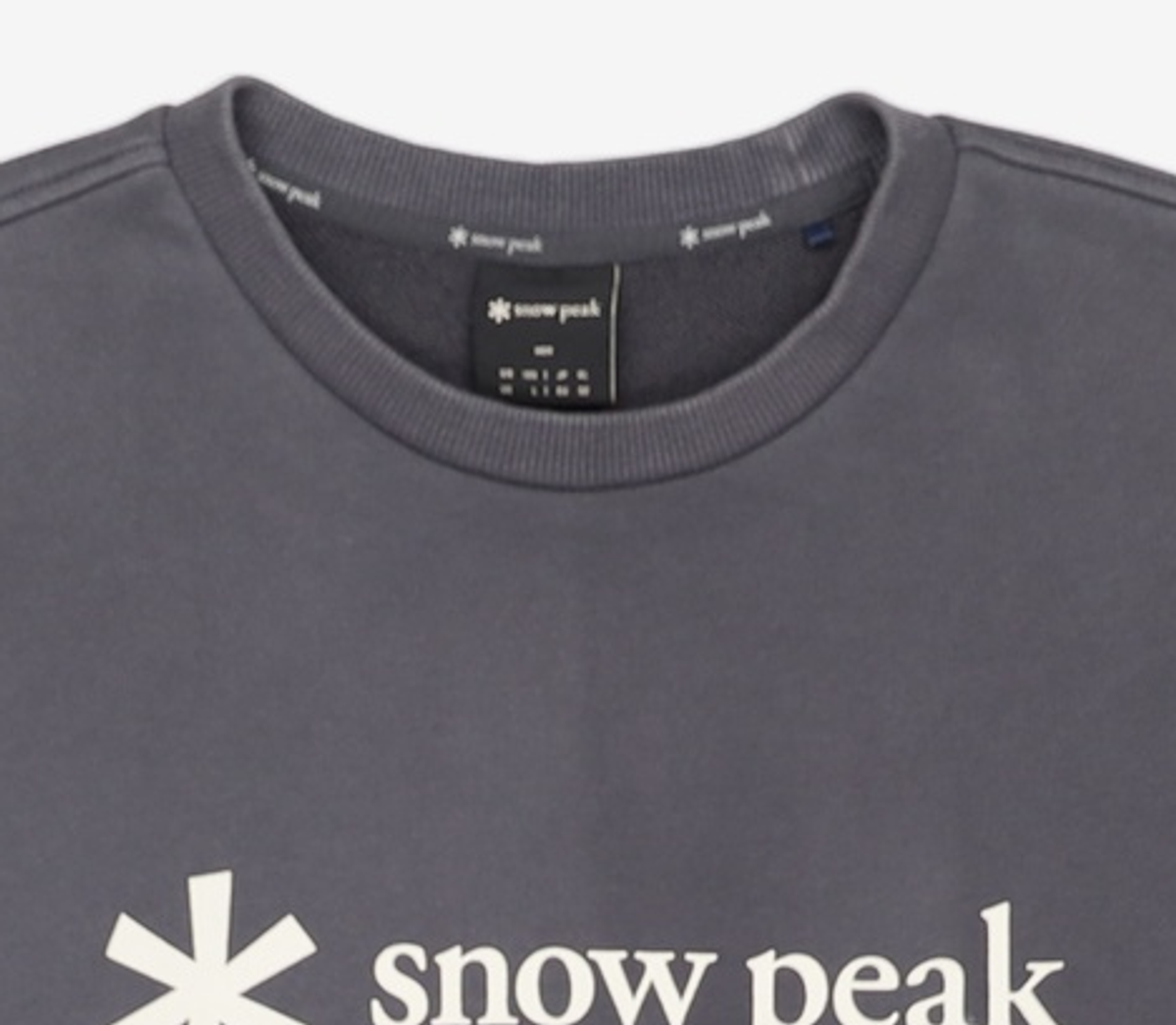 스노우피크 어패럴(SNOWPEAK APPAREL) 맨투맨/스웨트셔츠 105