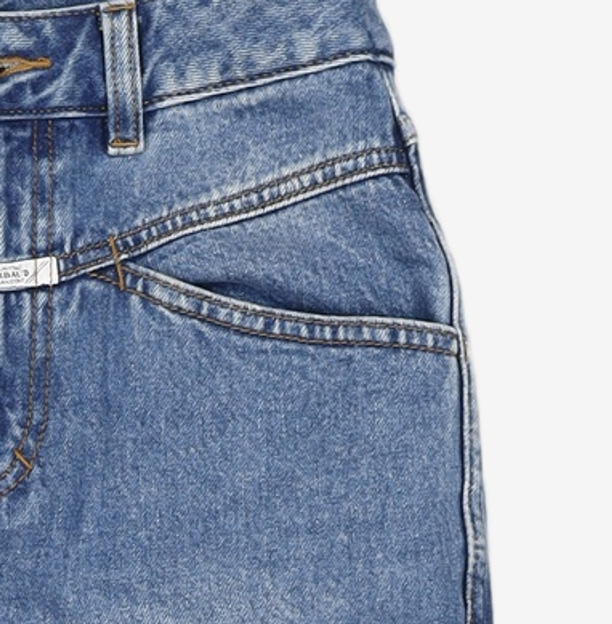 마리떼 프랑소와 저버(MARITHÉ + FRANҪOIS GIRBAUD) W X-POCKET TAPERED DENIM PANTS blue 26