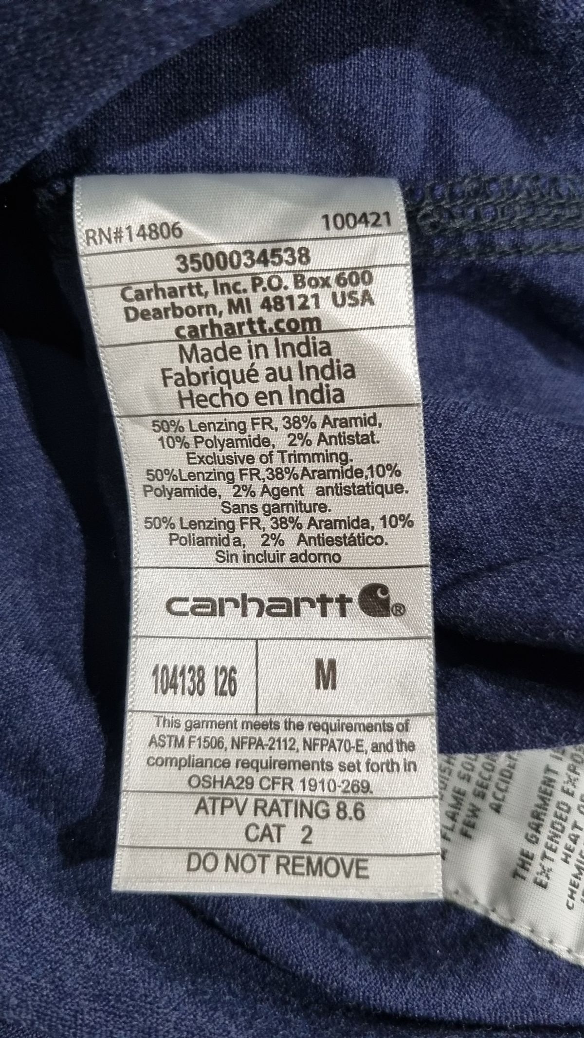 칼하트(CARHARTT) 캐주얼 셔츠 M