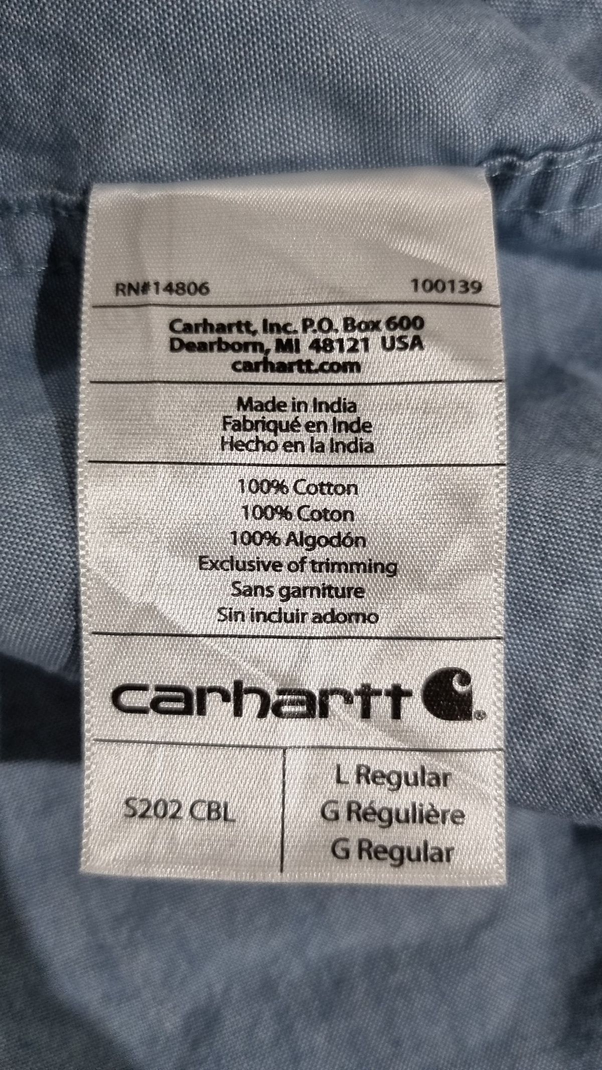 칼하트(CARHARTT) 캐주얼 셔츠 L