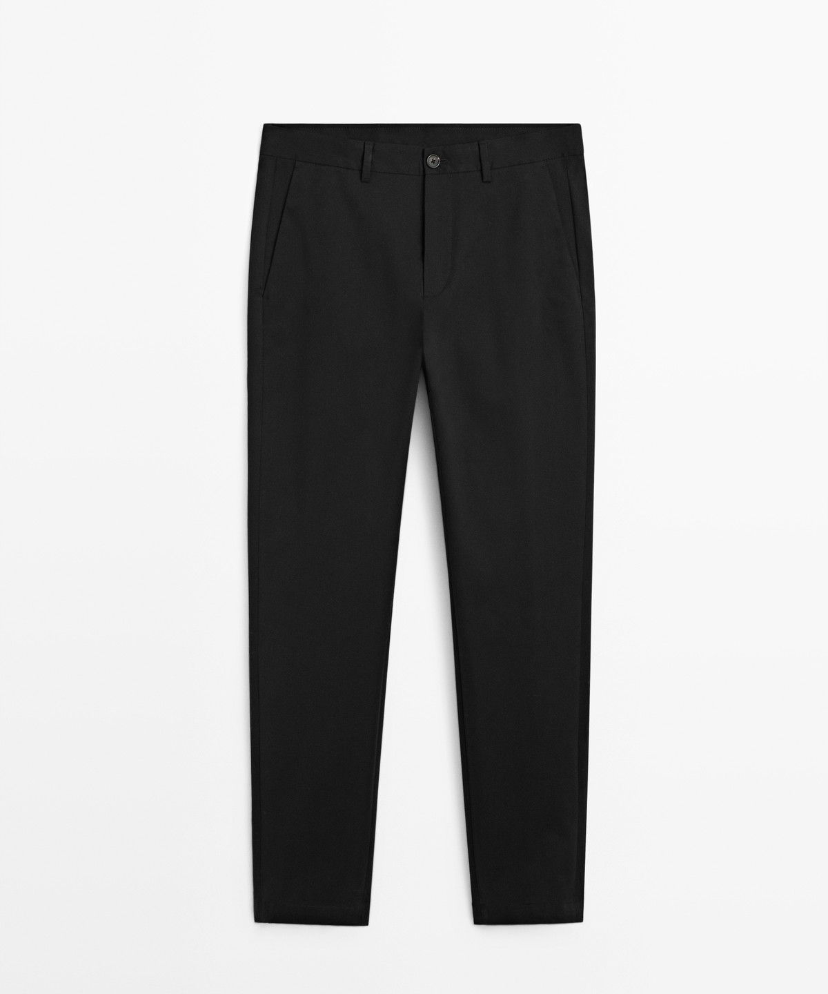 마시모두띠(MASSIMO DUTTI) 코튼 블렌드 슬림핏 팬츠