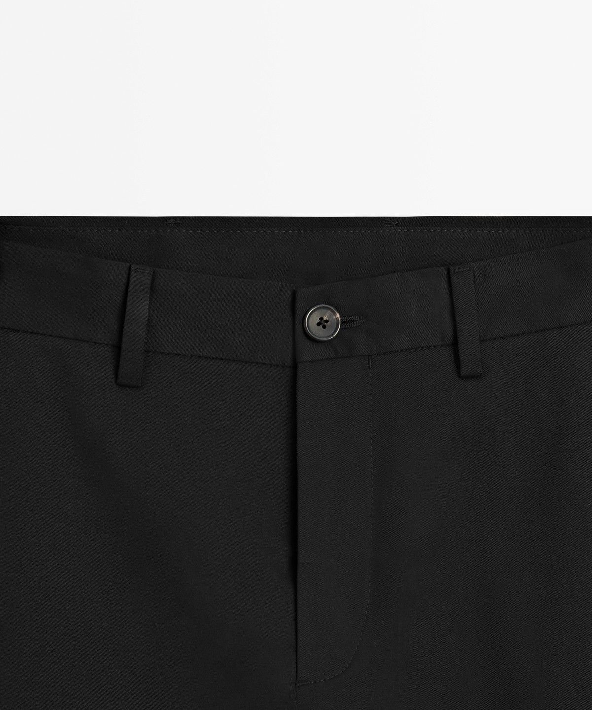 마시모두띠(MASSIMO DUTTI) 코튼 블렌드 슬림핏 팬츠