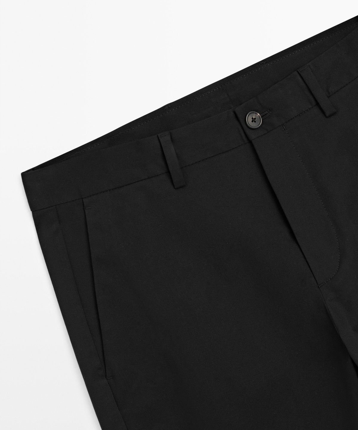 마시모두띠(MASSIMO DUTTI) 코튼 블렌드 슬림핏 팬츠