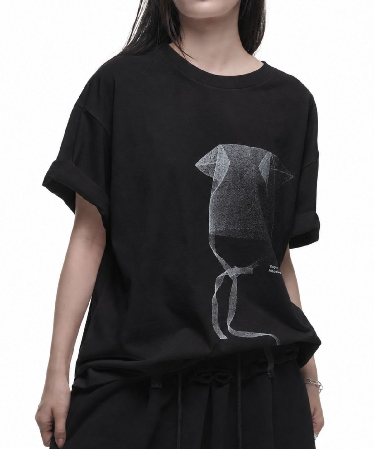 칠 하나 투 구육(71TO96) Graphic Yugun T-shirt (Black)