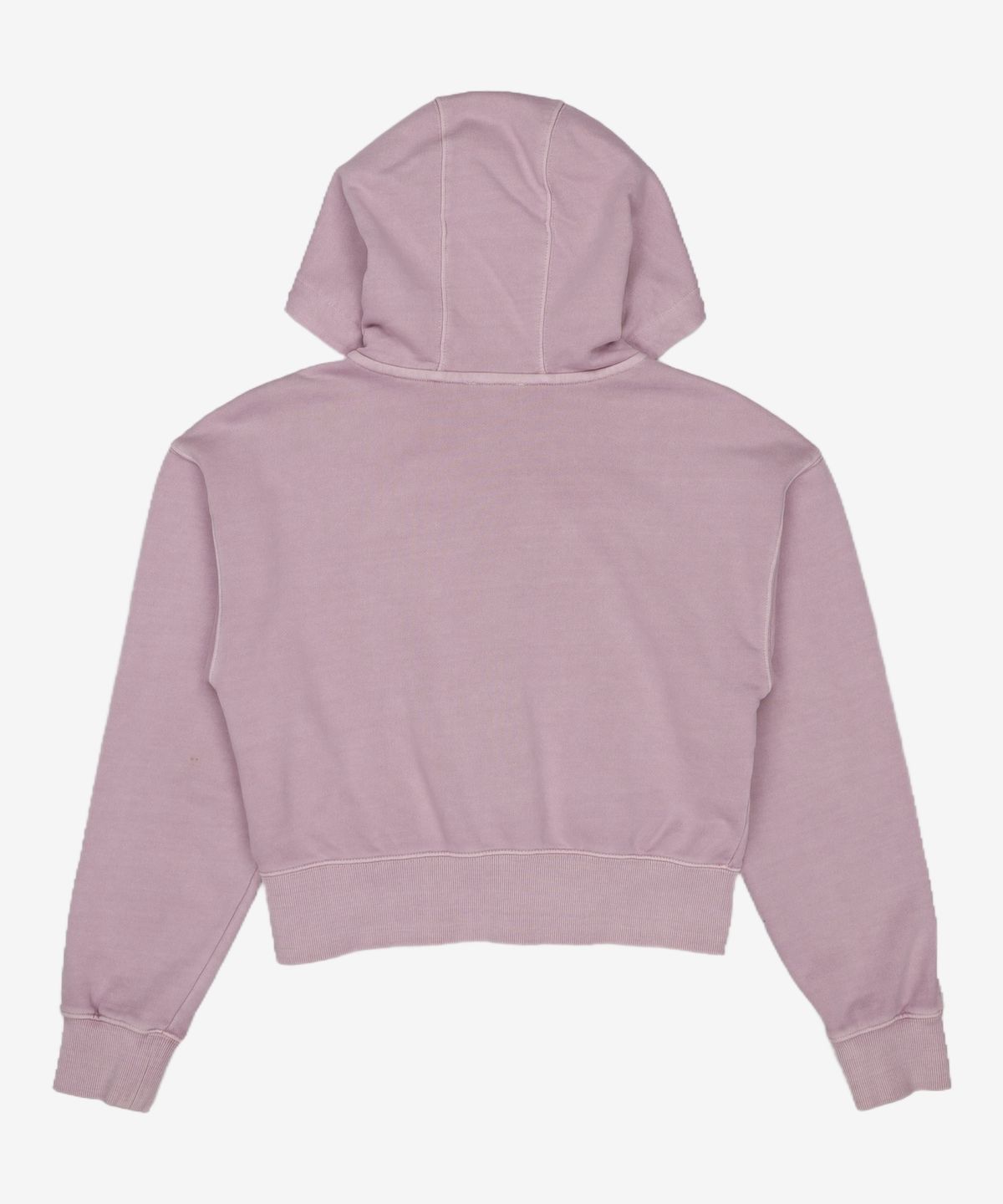 마리떼 프랑소와 저버(MARITHÉ + FRANҪOIS GIRBAUD) W VINTAGE DYEING APPLIQUE LOGO CROP HOODIE ZIPUP dark pink S