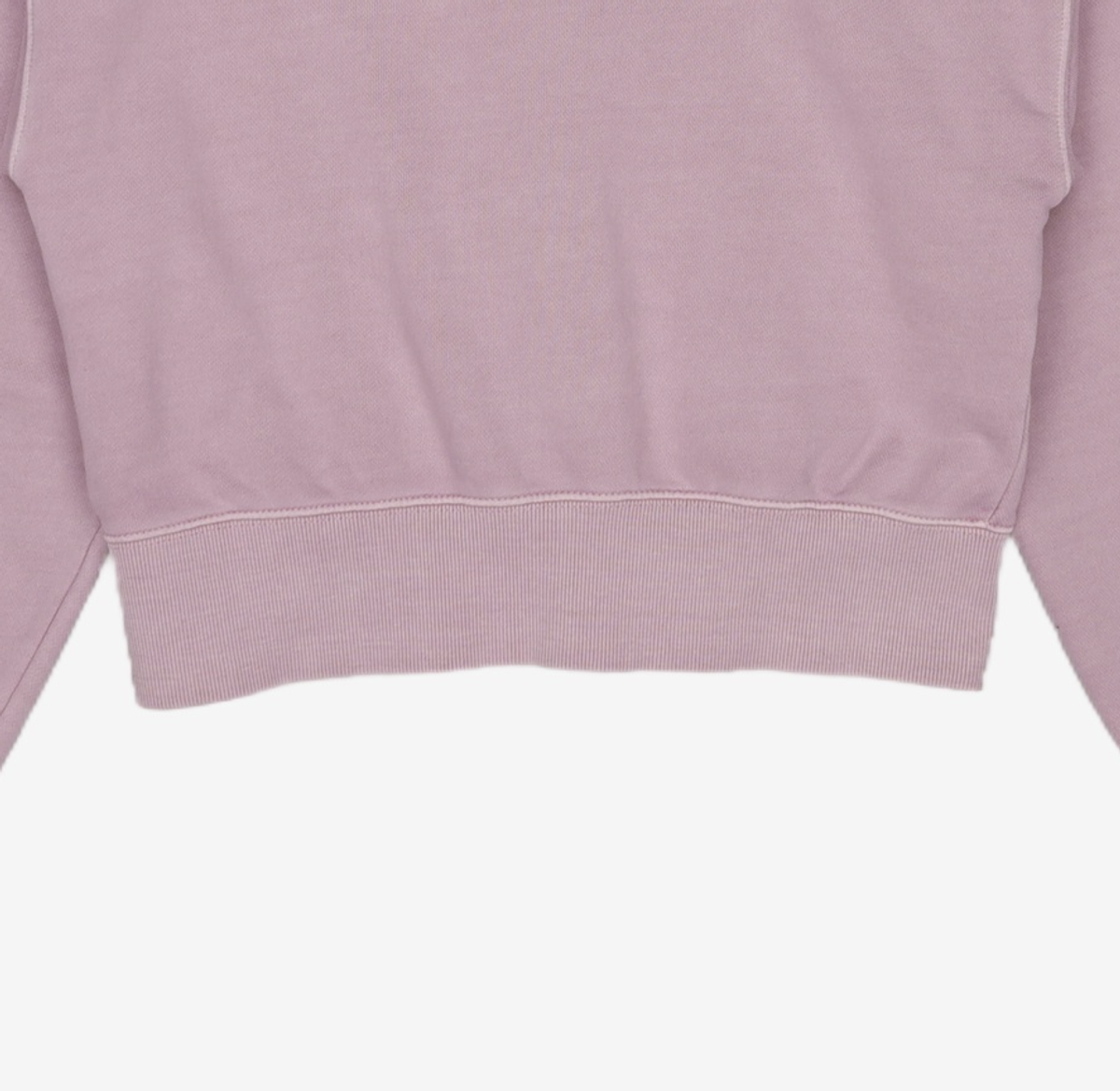 마리떼 프랑소와 저버(MARITHÉ + FRANҪOIS GIRBAUD) W VINTAGE DYEING APPLIQUE LOGO CROP HOODIE ZIPUP dark pink S