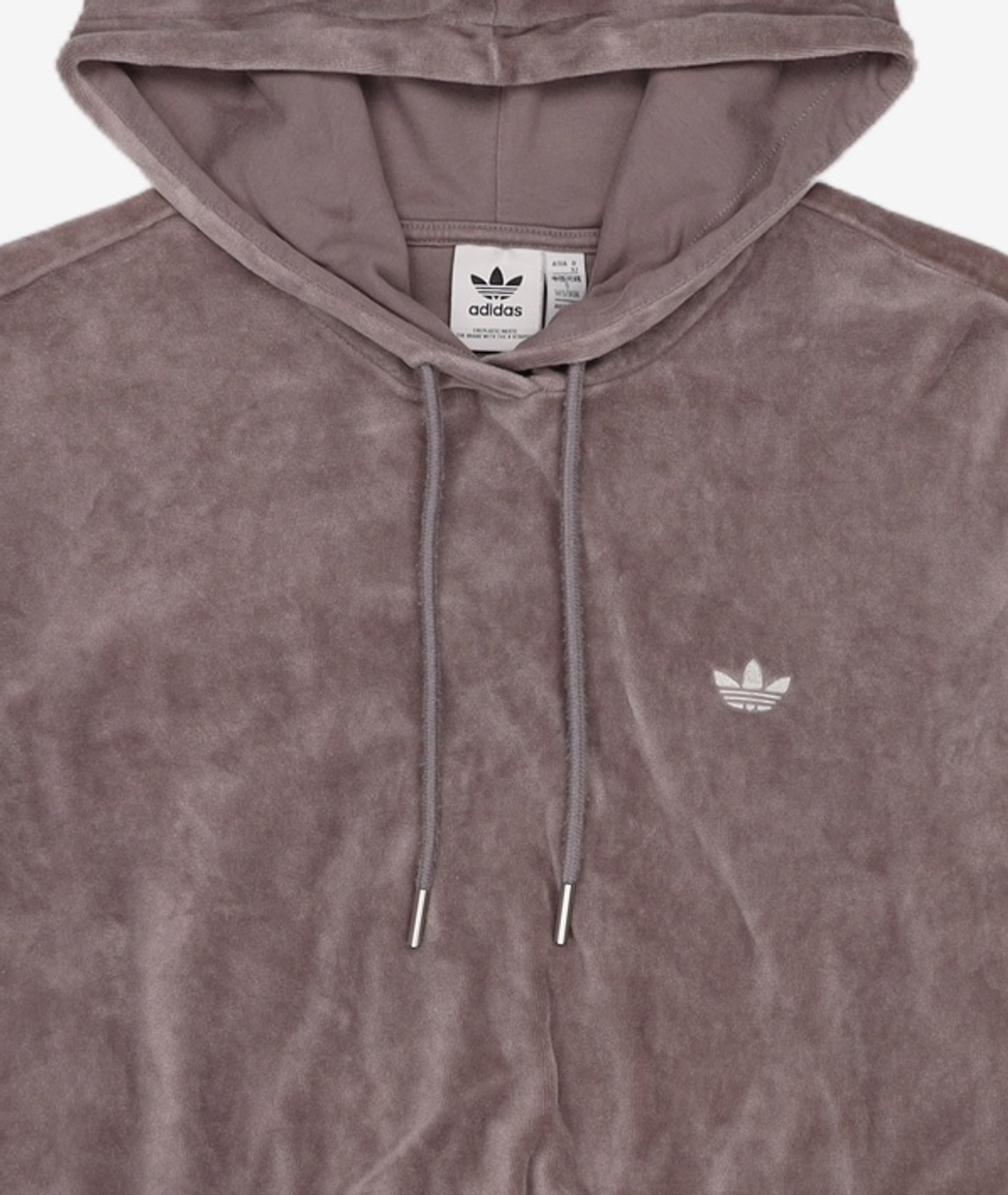 아디다스(ADIDAS) 아디브레이크 벨루어 후디 - 퍼플그레이 / IC8139 S