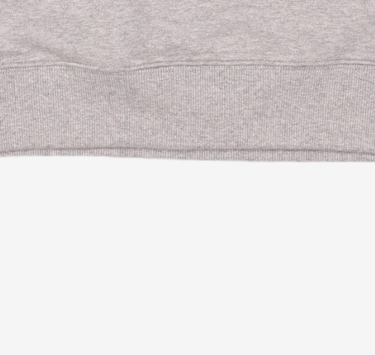 마리떼 프랑소와 저버(MARITHÉ + FRANҪOIS GIRBAUD) W SMALL CLASSIC LOGO HALF ZIPUP CROP SWEATSHIRT heather gray M