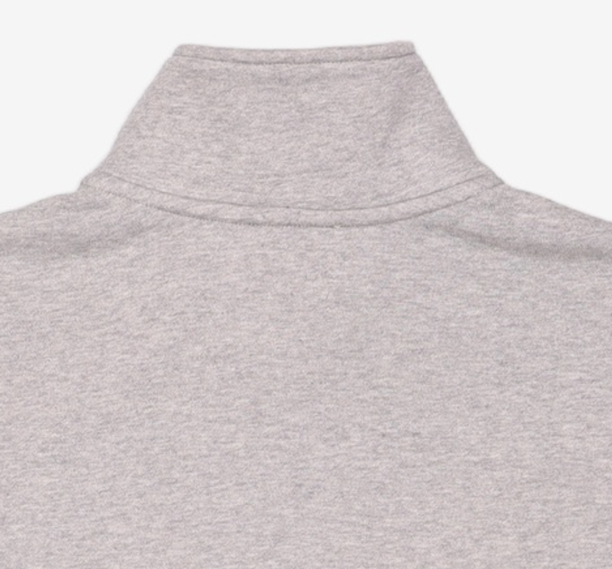 마리떼 프랑소와 저버(MARITHÉ + FRANҪOIS GIRBAUD) W SMALL CLASSIC LOGO HALF ZIPUP CROP SWEATSHIRT heather gray M