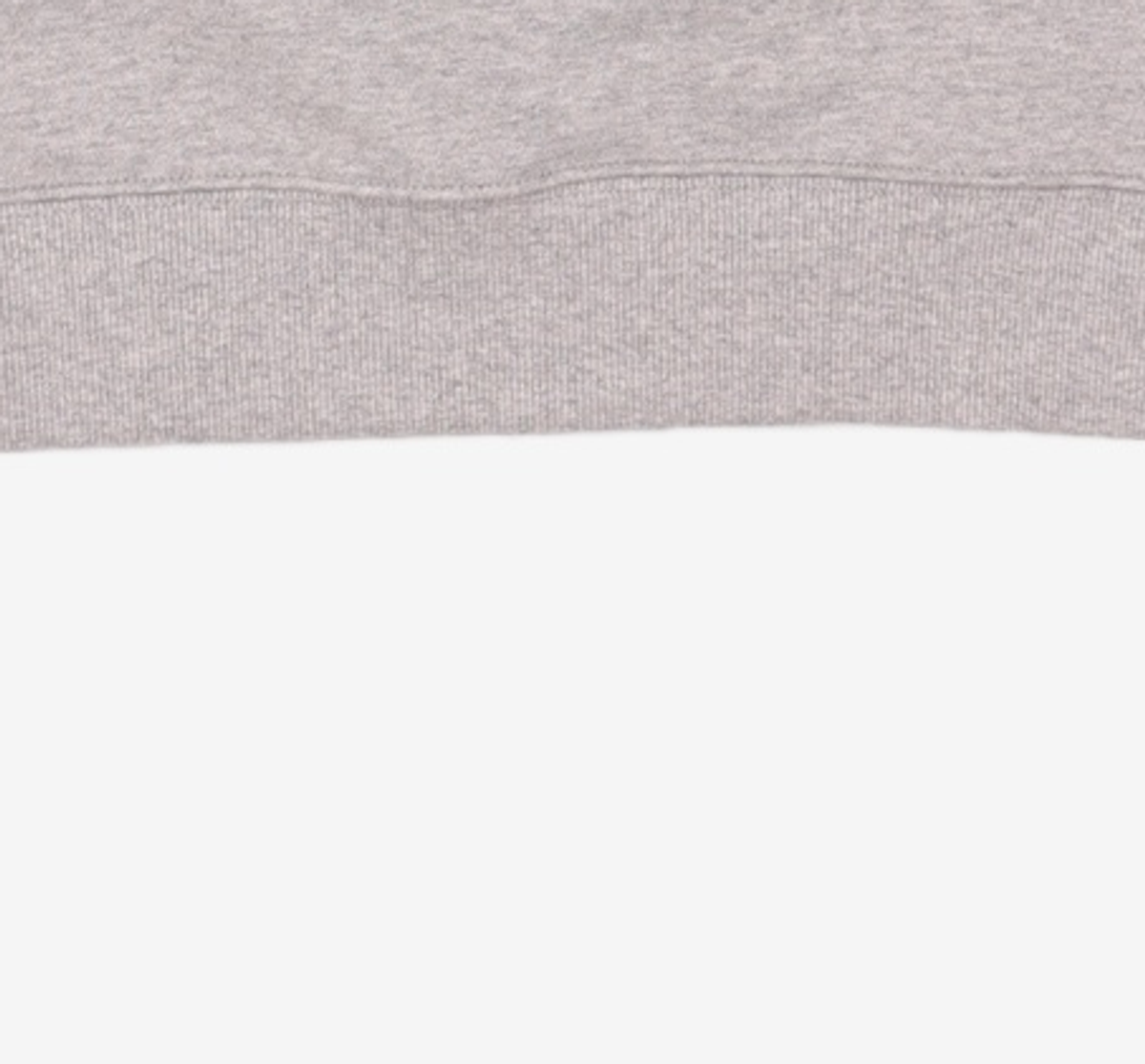 마리떼 프랑소와 저버(MARITHÉ + FRANҪOIS GIRBAUD) W SMALL CLASSIC LOGO HALF ZIPUP CROP SWEATSHIRT heather gray M
