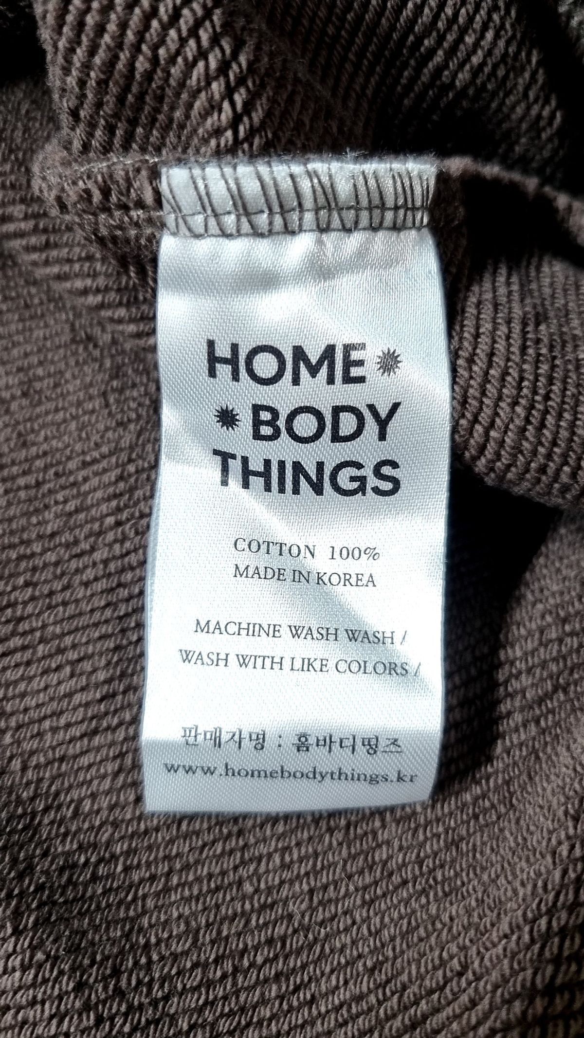홈바디띵즈(HOMEBODY THINGS) 후드 티셔츠 FREE