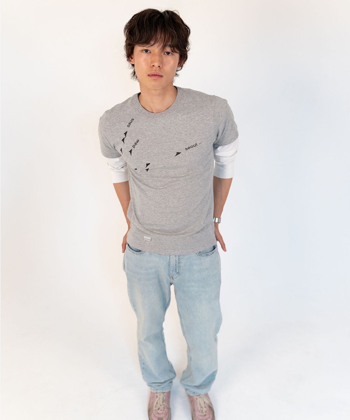 사우스포 서울(SAUSPAWSEOUL) ARROW HEAD Mélange - Melange Gray