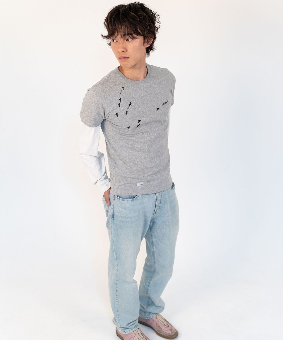 사우스포 서울(SAUSPAWSEOUL) ARROW HEAD Mélange - Melange Gray