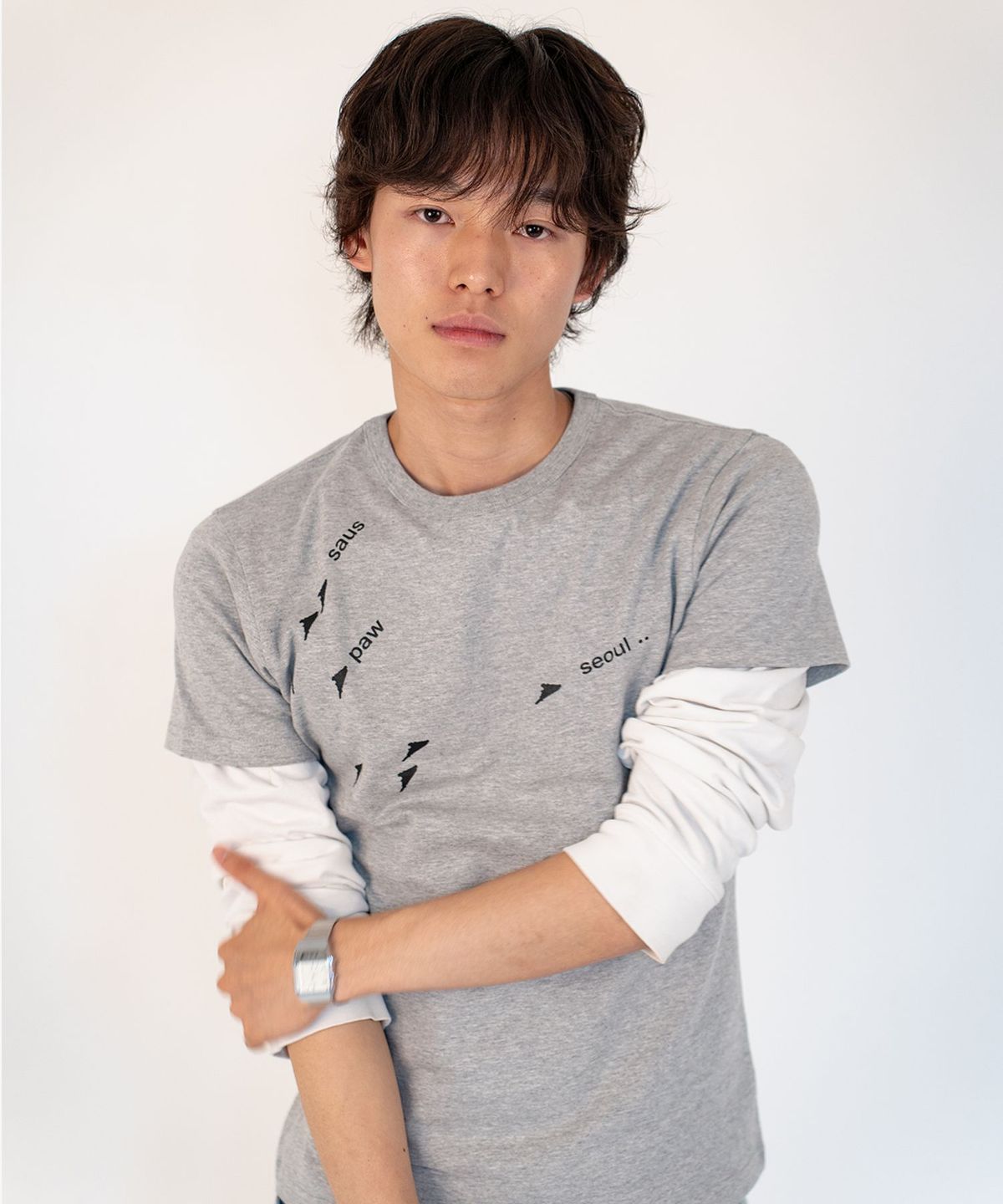 사우스포 서울(SAUSPAWSEOUL) ARROW HEAD Mélange - Melange Gray