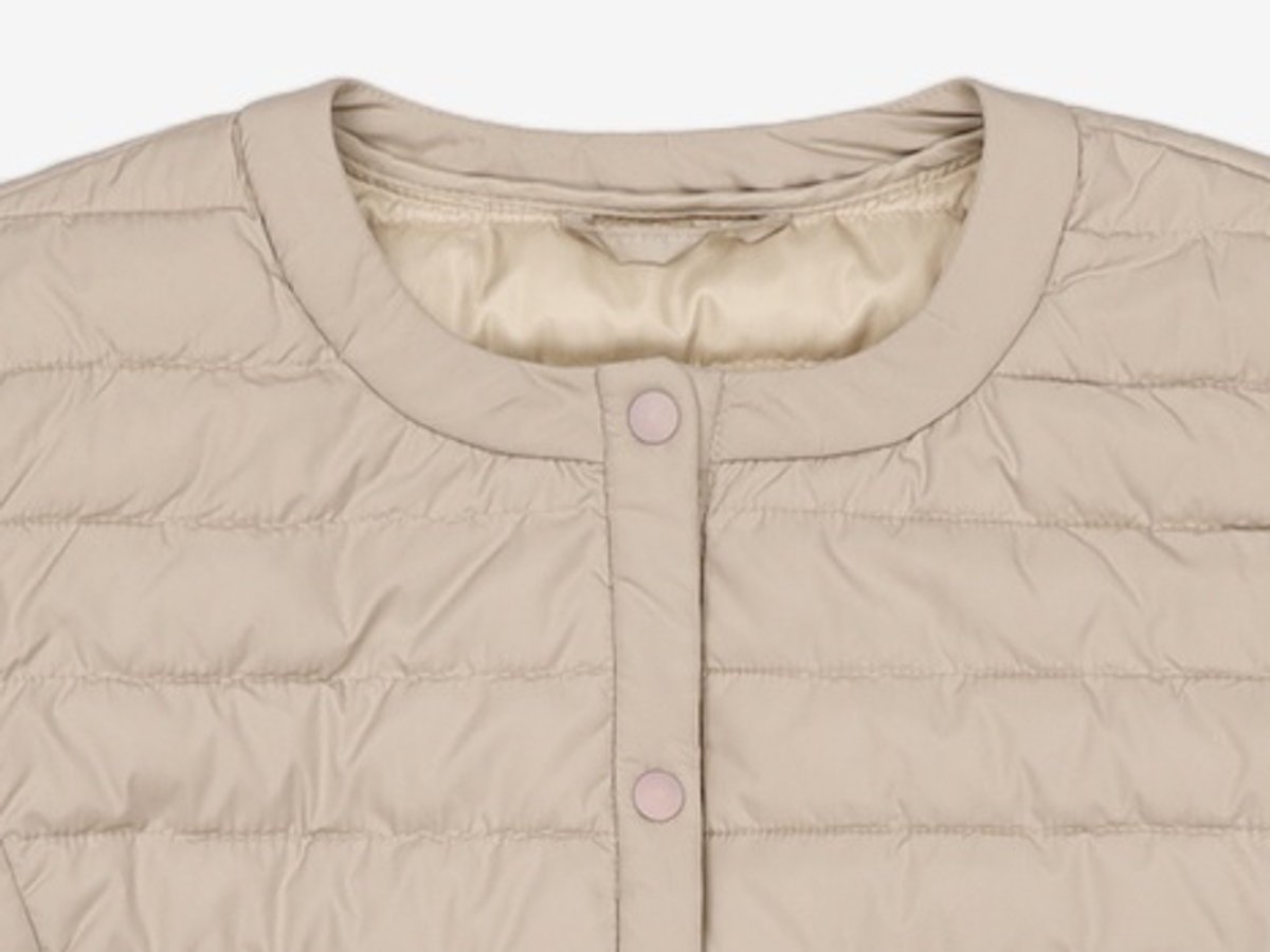 미쏘(MIXXO) 라운드넥 경량 패딩 MIWJPBV20B S
