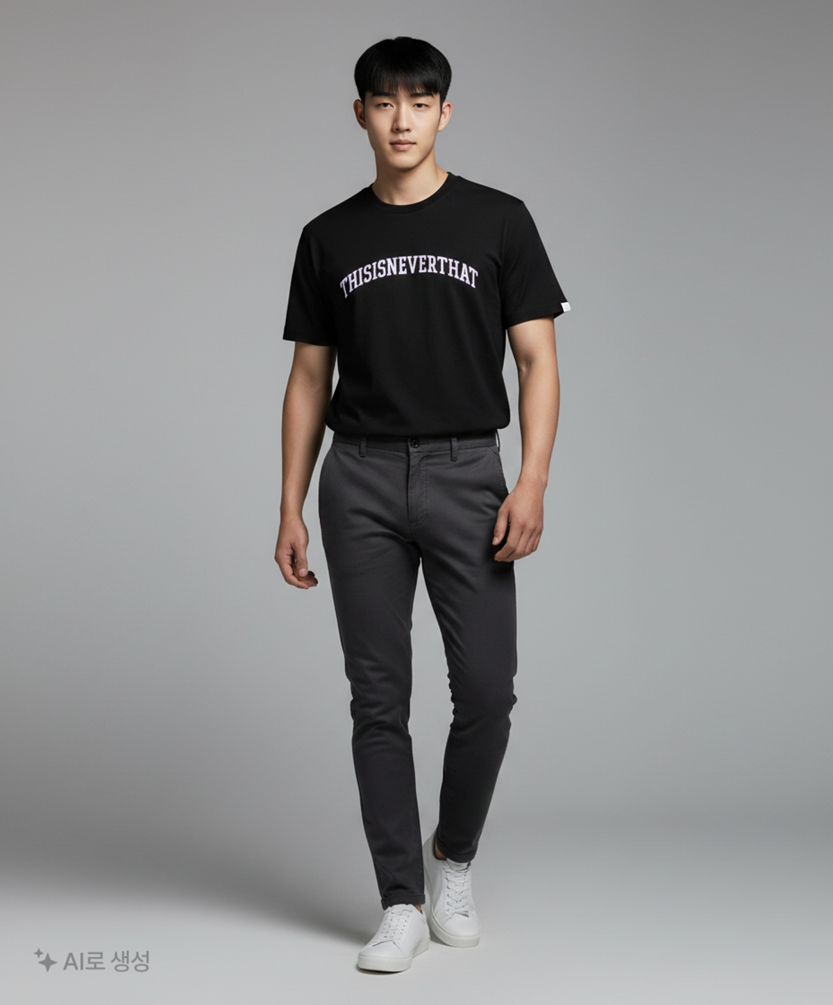 디스이즈네버댓(THISISNEVERTHAT) (SS21) ARC Logo Tee Black L