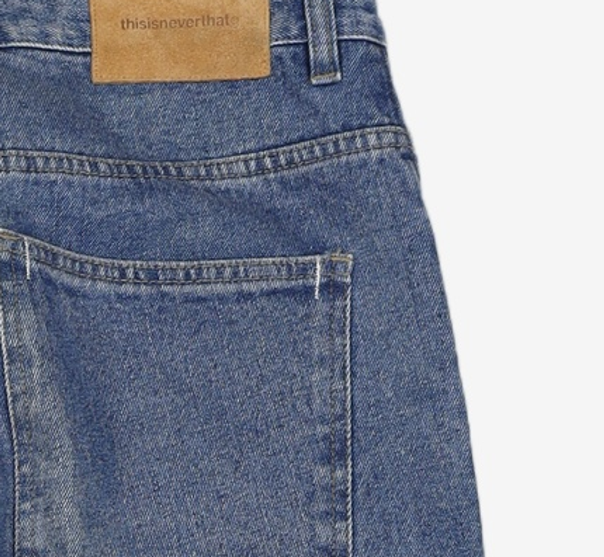 디스이즈네버댓(THISISNEVERTHAT) Washed Easy Jean Blue M