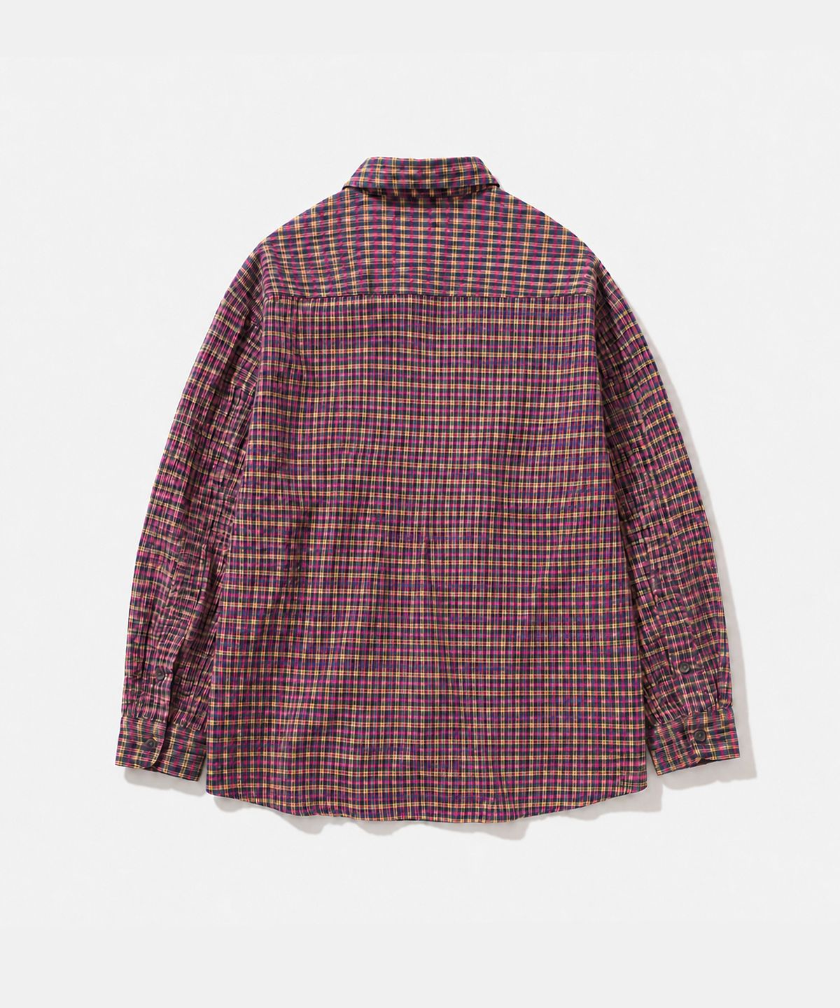 다이아몬드 레이라(DIAMOND LAYLA) Autumnal Magenta Brick Check Shirt S203
