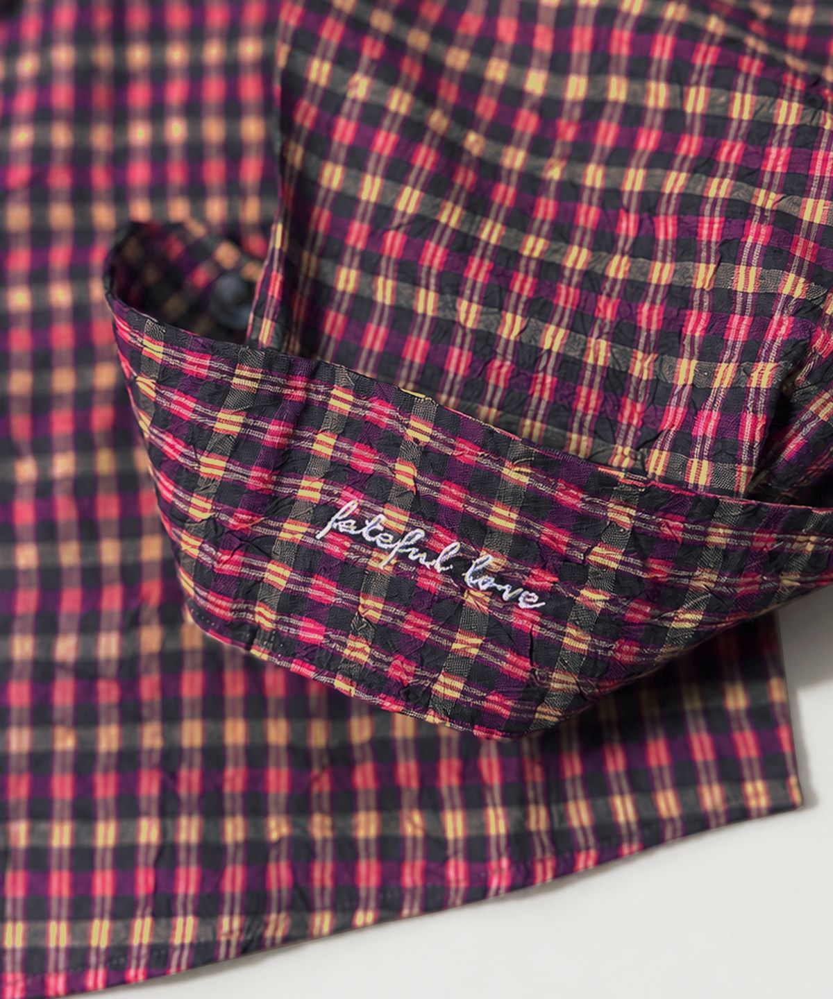 다이아몬드 레이라(DIAMOND LAYLA) Autumnal Magenta Brick Check Shirt S203
