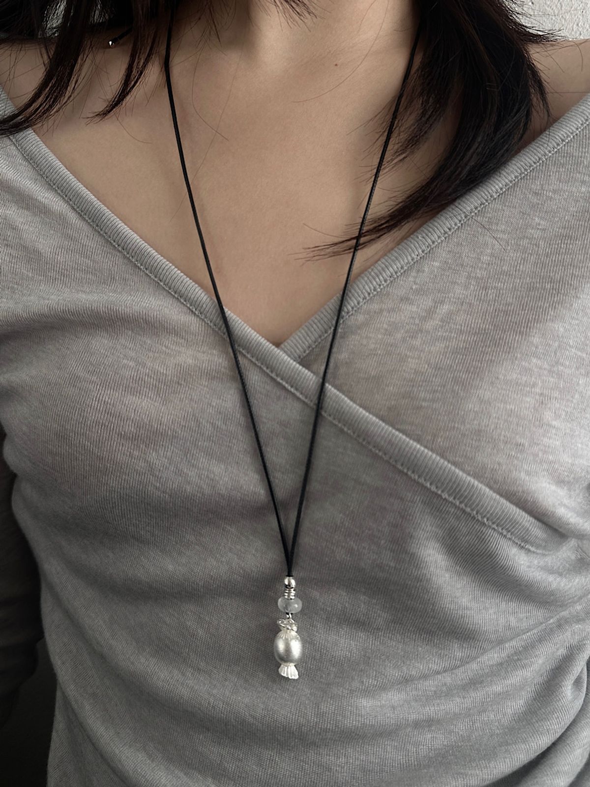 아포엠(APOEM) Misty Bottle Necklace