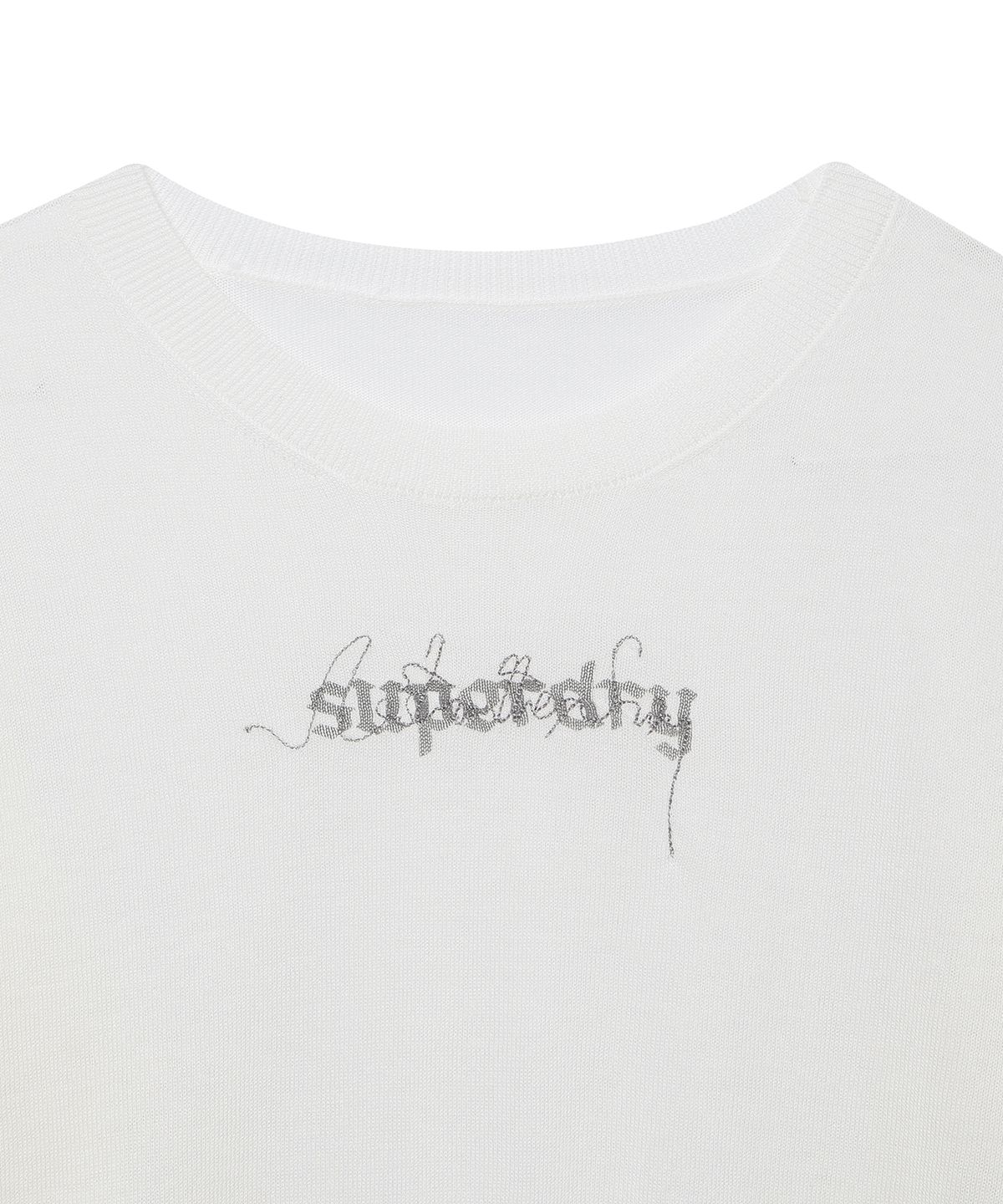 슈퍼드라이(SUPERDRY) 우먼스 린넨 스웨터 화이트 SDFKNCQ55WHT