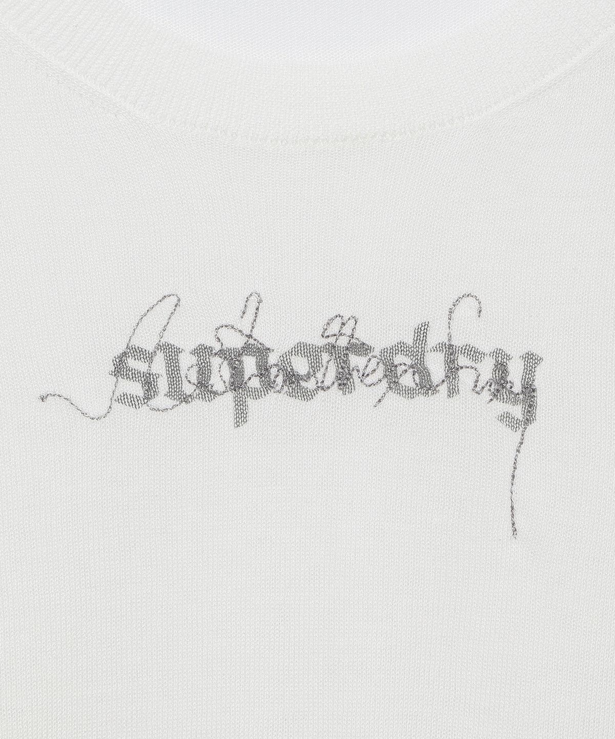 슈퍼드라이(SUPERDRY) 우먼스 린넨 스웨터 화이트 SDFKNCQ55WHT