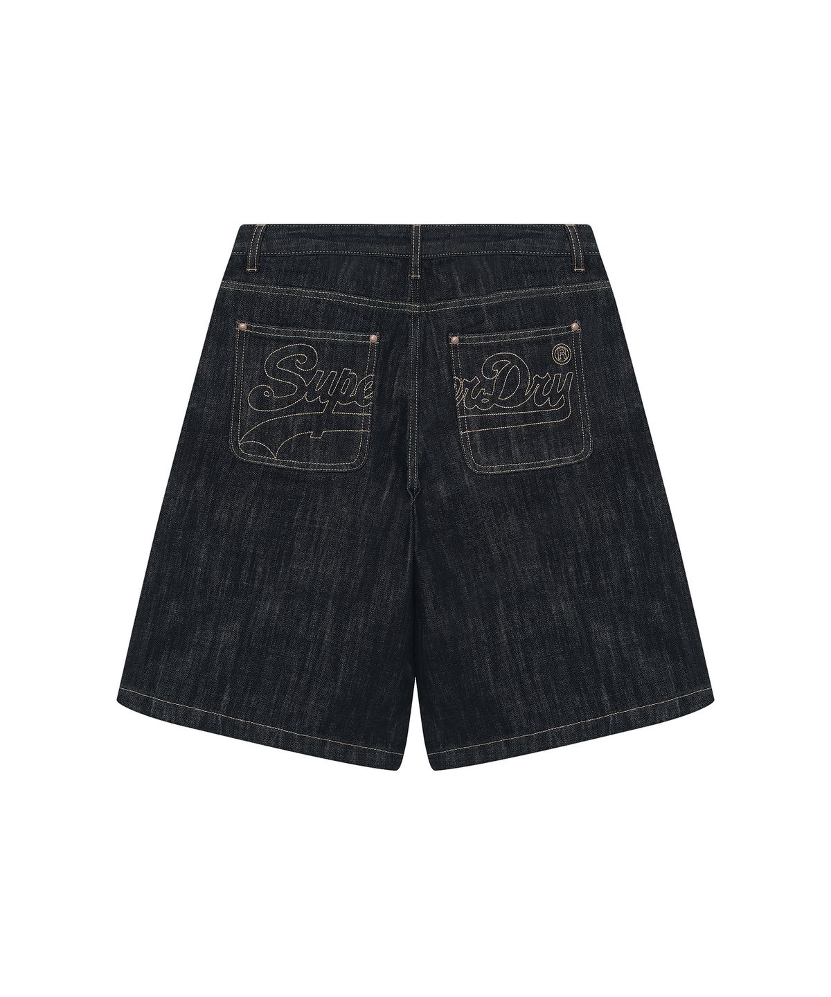 슈퍼드라이(SUPERDRY) 우먼스 카펜터 버뮤다 데님 숏팬츠 로우데님 SDFLHCQ01RAW