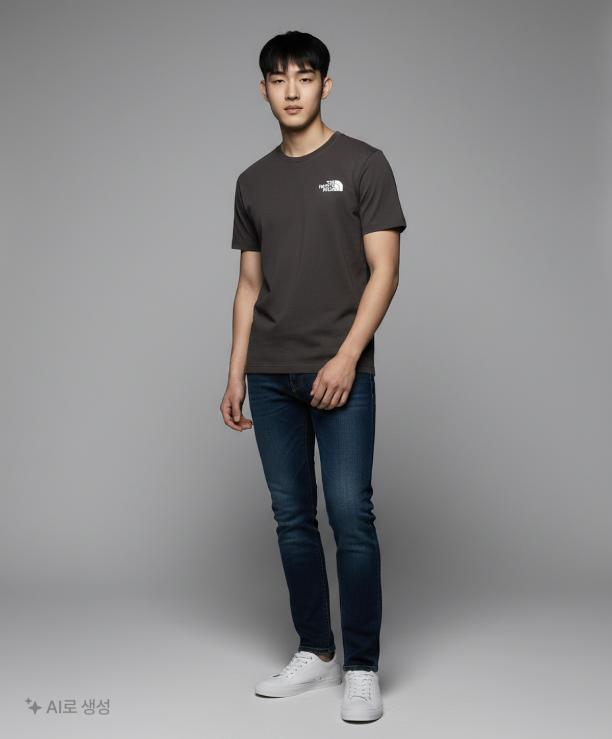 노스페이스(THE NORTH FACE) NT7UQ47A 코튼 베이직 반팔 티셔츠 M