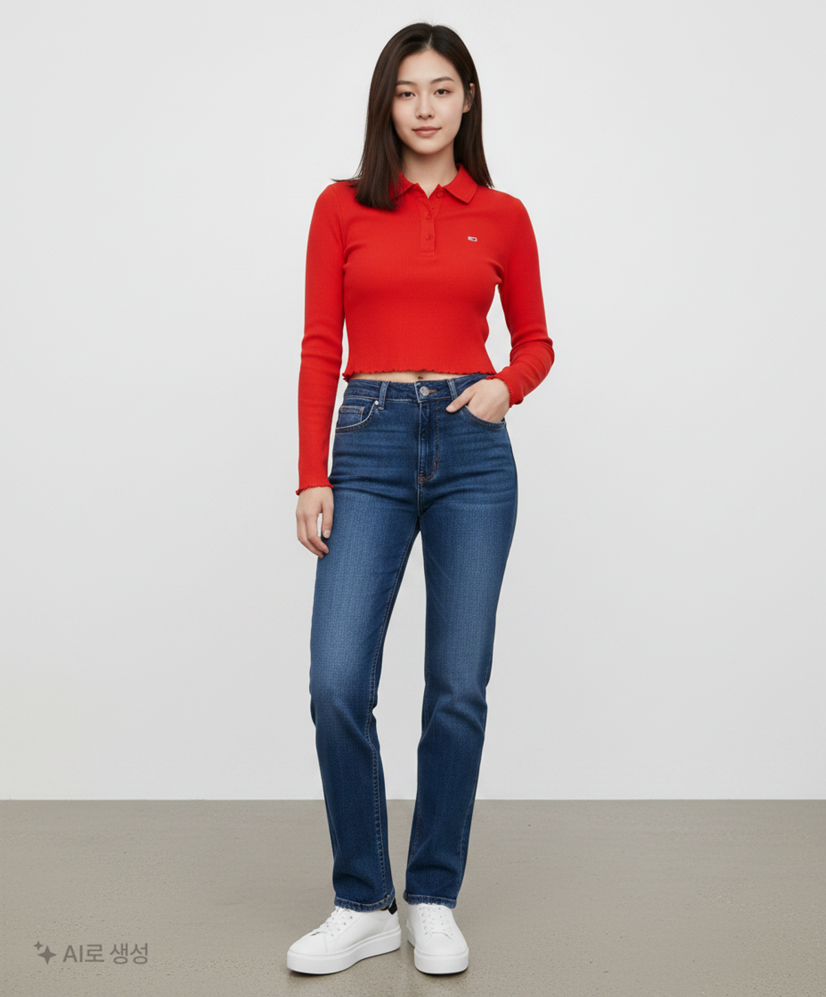 타미진스(TOMMY JEANS) 피케/카라 티셔츠 XS