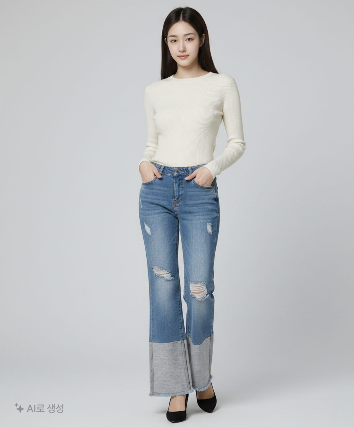 블랙진스(BLACK JEANS) 청/데님 팬츠 S