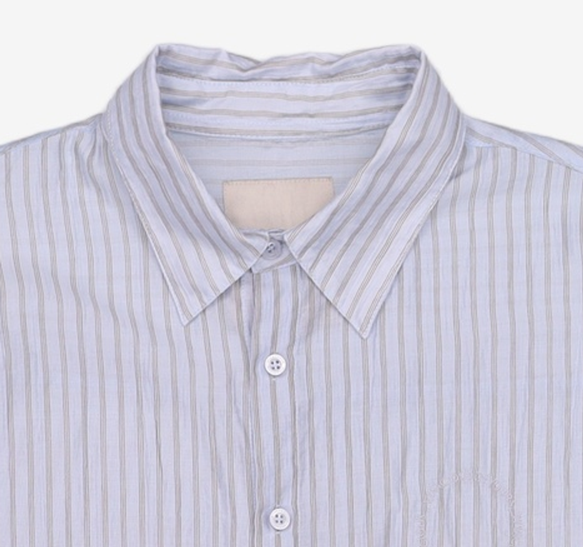 비바셔스(VIVACIOUS) Cencel See-Through Classic Shirt - 7COL L