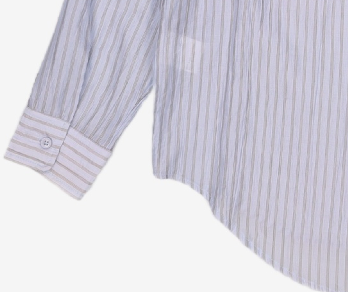 비바셔스(VIVACIOUS) Cencel See-Through Classic Shirt - 7COL L