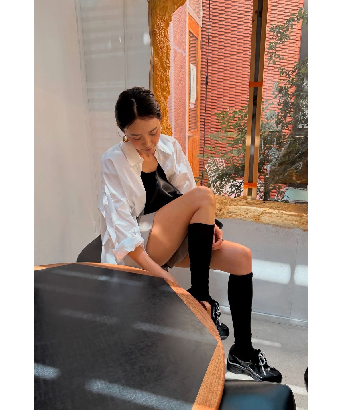 슈콤마보니(SUECOMMA BONNIE) Muse run sneakers(black)_DG4DA26510BLK