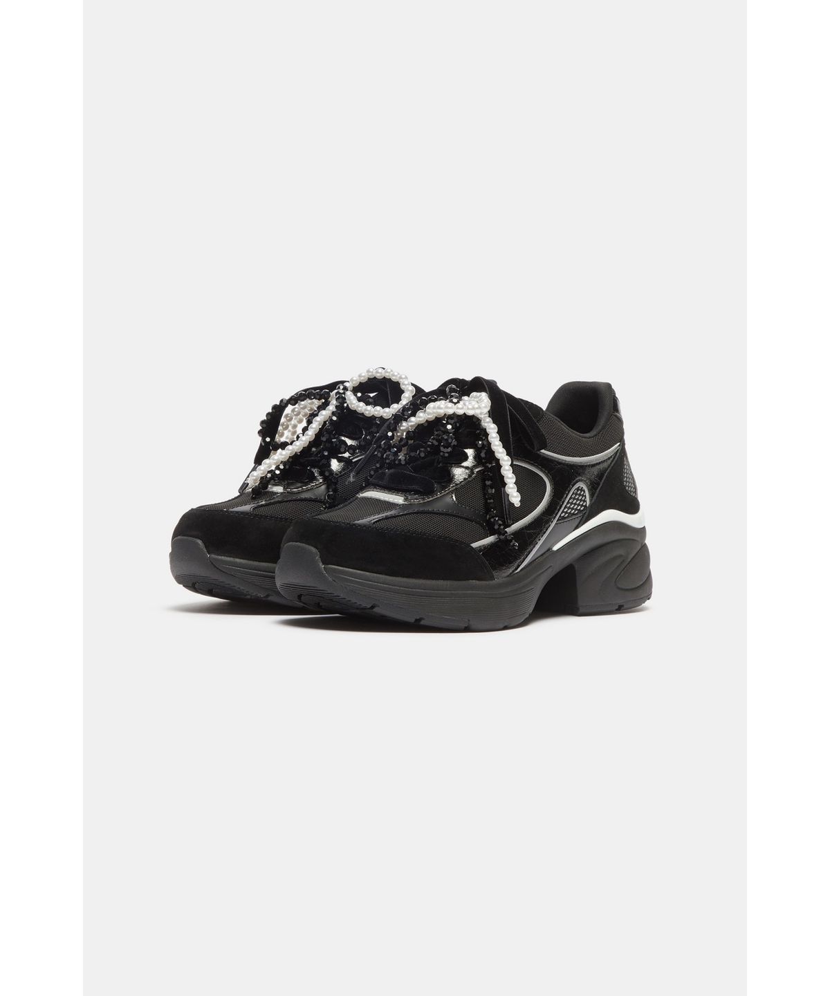 슈콤마보니(SUECOMMA BONNIE) Muse run sneakers(black)_DG4DA26510BLK